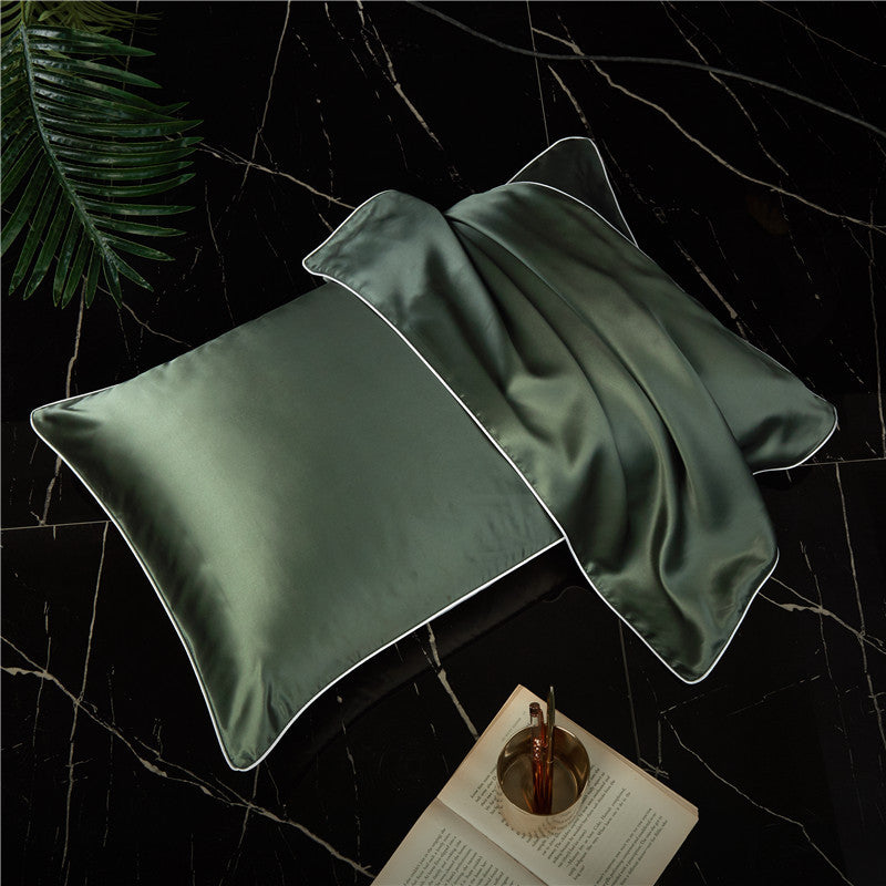 Satin pillow cover