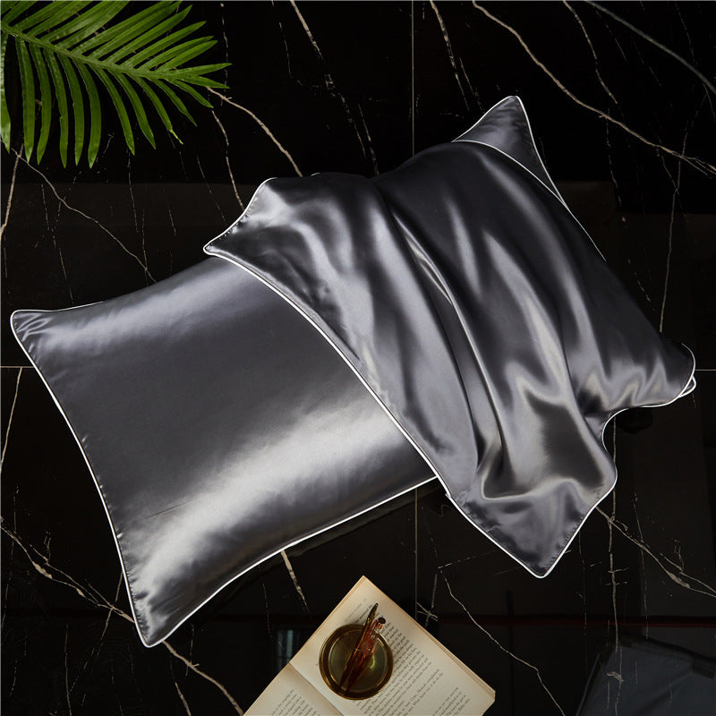 Satin pillow cover