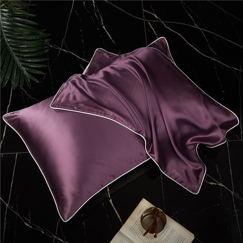 Satin pillow cover