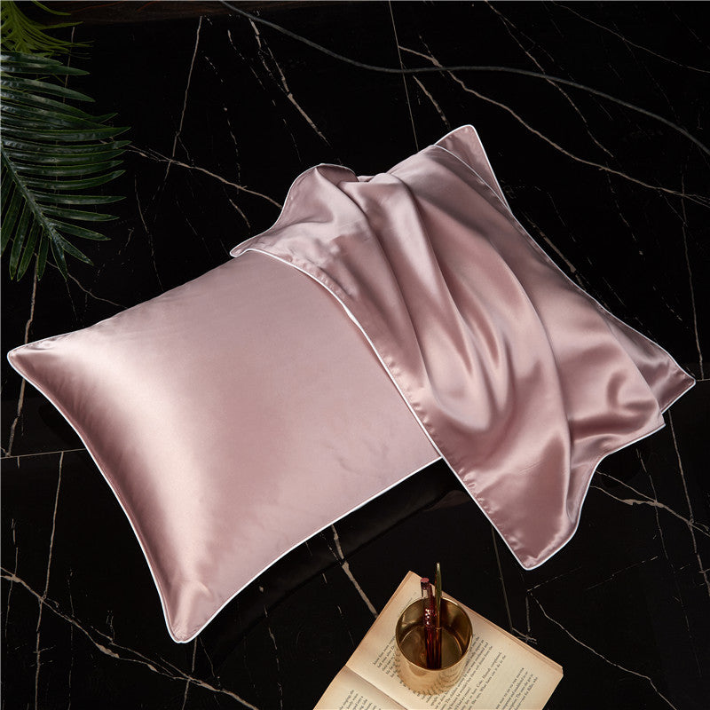 Satin pillow cover
