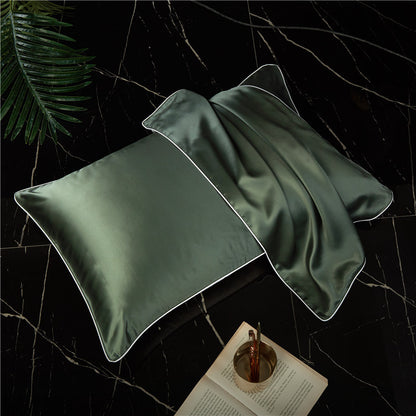 Satin pillow cover